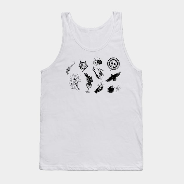 Pattern Six of Crows, Leigh Bardugo Tank Top by TheBigWish